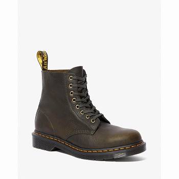 Dr Martens Férfi 1460 Pascal Ambassador Bőr Lace Up Bakancs Sötét Barna